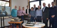 Die Arbeitsgruppe History@IBM am IBM Standort in Böblingen und Vertreter des Herman Hollerith Zentrums.